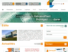 Tablet Screenshot of galvanoplast.com